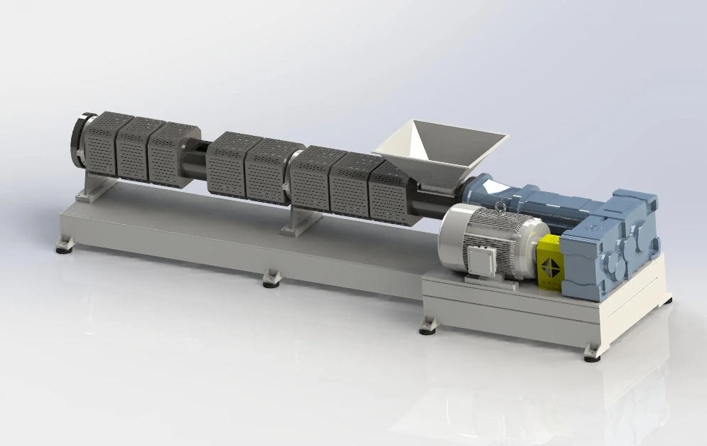 Double Screw Plastic Recycling Extruder Order for Africa Customer