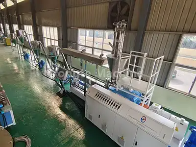 Wpc Granulation cooling system