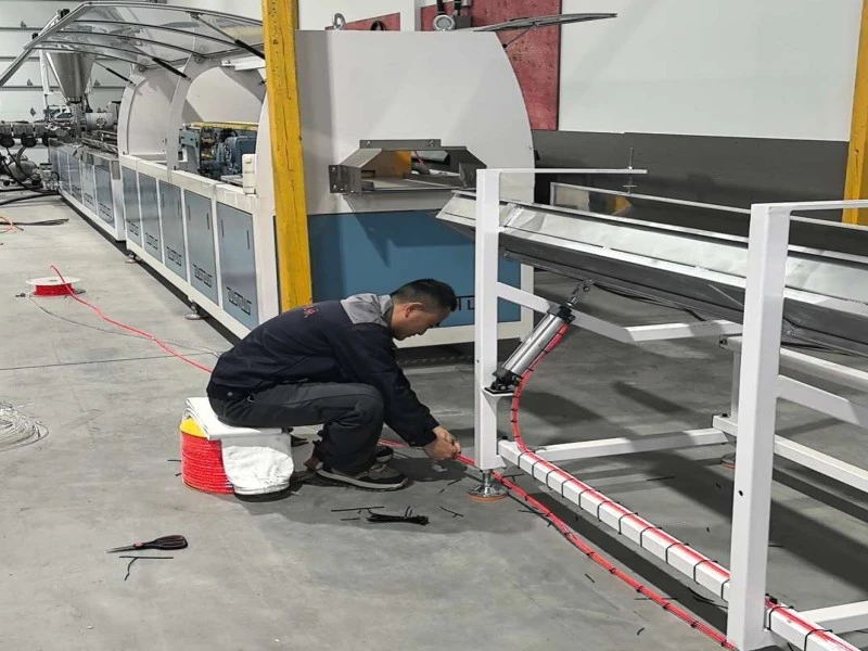 Yongte WPC machine in Canada