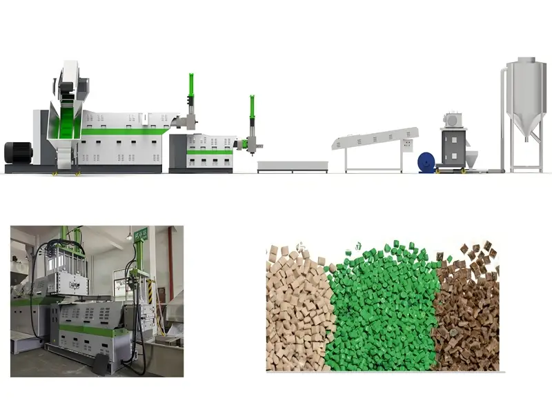 Машина за пелетирање пластике за рециклажу филма
